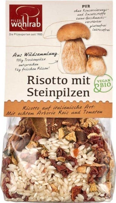 Pilze Wohlrab Risotto mit Steinpilzen bio