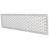 MS Beschläge Aluminium Lochblech Lüftungsgitter Lochung 20x3mm Silber eloxiert
