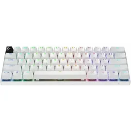 Logitech G PRO X 60 Lightspeed kabellose Gaming-Tastatur, Clavier Français AZERTY, Weiß