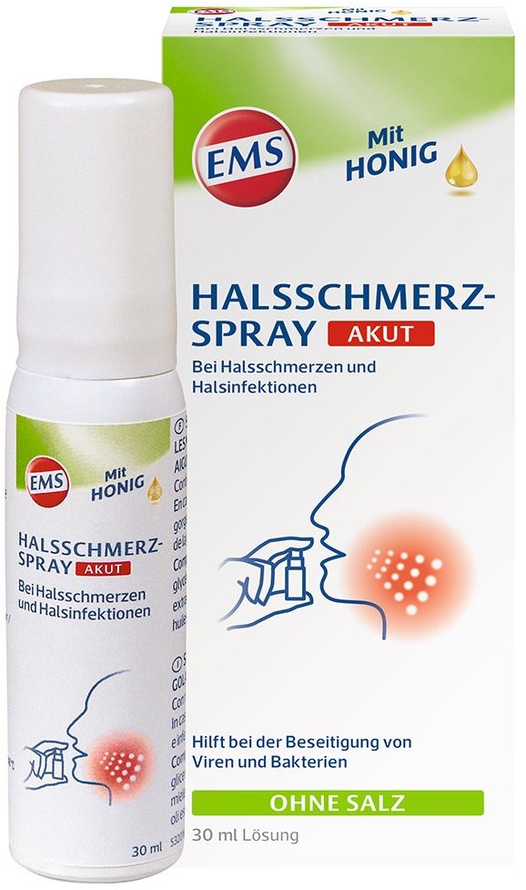 EMS Halsschmerz-Spray Akut Spray 30 ml 30 ml Spray