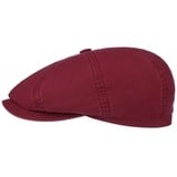 Stetson Flat Cap (1-St) Balloncap mit Schirm rot XS (52-53 cm)