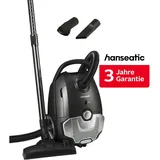 Hanseatic HBVC80012WMC Bodenstaubsauger Silence schwarz