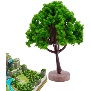 Modelleisenbahn Landschaft Bäume, Zuglandschaft künstlicher Baum – Modelllandschaft Zubehör, Miniatur-Gartenzubehör, grüner Baum für -Projekte, Landschaft Keloc