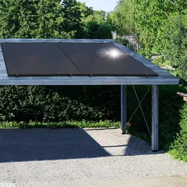 sunniva SUNNIVA® Balkonkraftwerk 800W komplett Steckdose TSUN Wechselrichter, Solaranlage Komplettset, 4x 460W BIFAZIAL, FULL BLACK, Glas-Glas Solarmodule, inkl.5m Kabel, Bluetooth