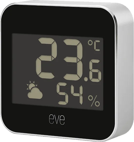 EVE Weather - Smarte Wetterstation, Schwarz