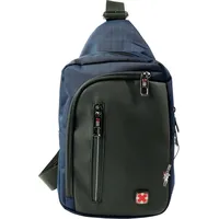 Travel n meet Umhängetasche Sling Bag blau schwarz Herren