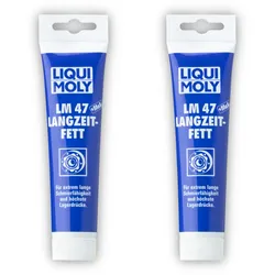 2x 100g LIQUI MOLY 3510 Schmierfett LM 47 Langzeitfett + MoS2 Spezialfett Fett