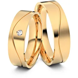Trauringe G ̧tersloh 585er RosÈgold - 2124