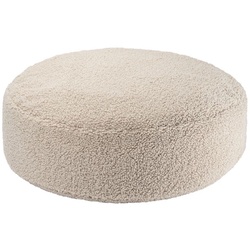 Wigiwama Ottoman / Sitzkissen / Sitzsack, Farbe: Cream White