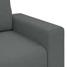 vidaXL 2-Sitzer-Sofa Dunkelgrau 140 cm Stoff