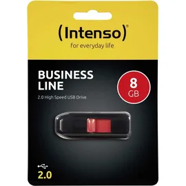 Intenso Business Line 8GB schwarz/rot