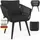 tillvex Gartenstuhl 55 x 60 x 90 cm schwarz 1 St.