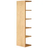 Tikamoon Hochschrank 35 x 137 x 30 cm Beige Eiche