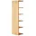 Tikamoon Hochschrank 35 x 137 x 30 cm Beige Eiche