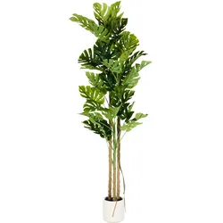 Kunstpflanze im Blumentopf 221 cm MONSTERA PLANT
