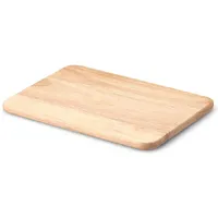 Continenta Frühstücksbrettchen Gummibaumholz 1 22,0 x 15,0 cm Braun
