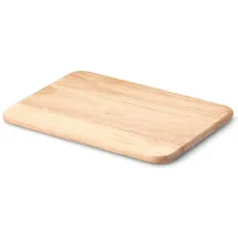 Continenta Frühstücksbrettchen Gummibaumholz 1 22,0 x 15,0 cm Braun