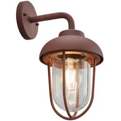 Außen Wand Lampe Laterne Garten Veranda Glas Leuchte dimmbar App Handy Steuerung im Set inkl. RGB LED Leuchtmittel