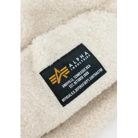 Alpha Industries Alpha Teddy Hat weiß onesize