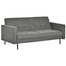 Homcom Schlafsofa 3-Sitzer Schlafcouch Stoffsofa Sofa mit Schlaffunktion Bettsofa 187 cm x 91 cm x 85 cm -