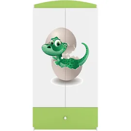 raumhirsch furniture Kinderkleiderschrank Raumhirsch 90 x 175 x 52 cm Holzwerkstoff grün