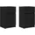 vidaXL Nachtschrank 39 x 35 x 65 cm Schwarz