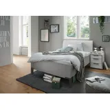 Wiemann Bett Merida 100 x 200 cm Dekor Kieselgrau