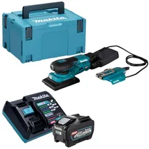 Makita Bo 005 Cgt101 Akku Schwingschleifer 40 V Max. 80 X 130 Mm 3,0 Mm Hub Brushless + 1x Akku 5,0 Ah + Ladegerät + Makpac