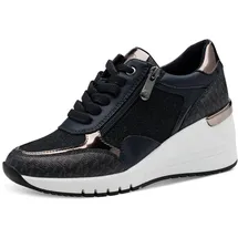 Marco Tozzi Damen Sneaker in Blau, | Gr.: 40