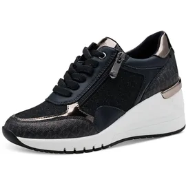 Marco Tozzi Damen Sneaker in Blau, | Gr.: 40