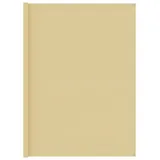 vidaXL Zeltteppich Beige 250x250 cm HDPE