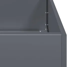 vidaXL Pflanzkübel 120 x 40 x 40 cm Anthrazit