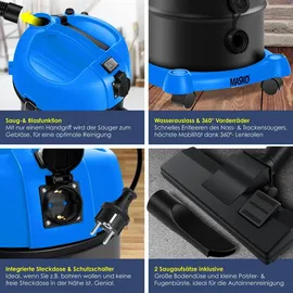 Masko 6IN1 Industriestaubsauger