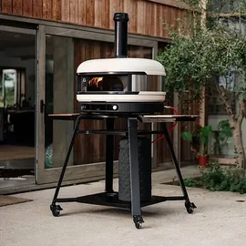 GOZNEY Gestell für Dome Gen 2.0/Pizzaofen Größe XL Holz/Stahl schwarz