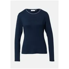 Comma, Langarmshirt Blau 36