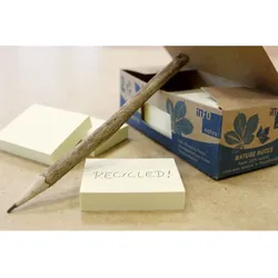 Print Inform inFO notes Recycling-Haftnotizen Nature, 50 x 40 mm, gelb