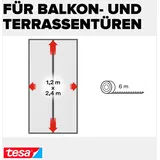 Tesa Insect Stop Magnetvorhang 120 x 240 cm Anthrazit