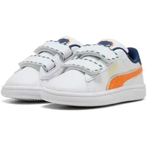 Puma Smash 3.0 Playdate V INF Sneaker Orange/Weiß 21
