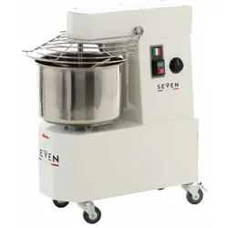 Spiralknetmaschine Seven Italy GH 15 - 400 V - Mit Rädern und Zeitschaltuhr