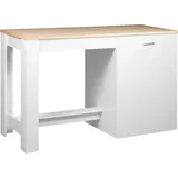 Stella Trading Kücheninsel Andy 138 cm weiß