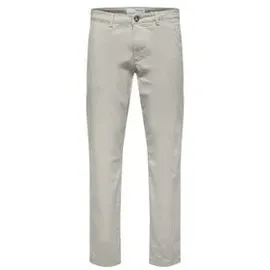 Selected Miles Slim Fit Chinohose Grau 32 34