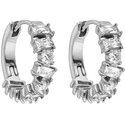 Purelei Ohrringe Chic mit Schmucksteinen Silber Damen 
