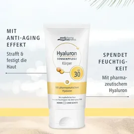 Dr. Theiss Naturwaren Hyaluron Sonnenpflege Körper Creme LSF 30 150 ml