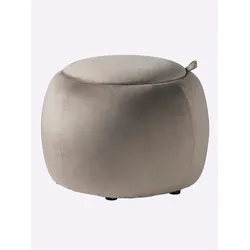 Hocker, grau, B:50cm H:35,5cm T:50cm, Hocker, Sitzhocker Hocker mit Stauraum