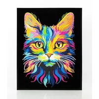 needleart world (hong kong) ltd. Diamond Painting Neon Katze Kreativset