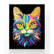 needleart world (hong kong) ltd. Diamond Painting Neon Katze Kreativset