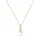 Elli Halskette Infinity Perle mit Kristalle 925 Sterling Silber Gold