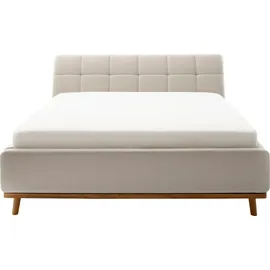 Meise Möbel "Mila", beige, B:198cm L:235cm, Betten, mit Bettkasten