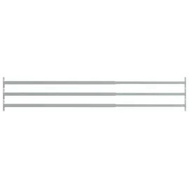 vidaXL Einstellbare Fenster-Sicherheitsstangen 3 Stk. 710-1200 mm
