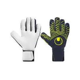 Uhlsport Fußball Torwarthandschuhe Prediction Absolutgrip HN, 10, Marine/weiß/Fluo gelb